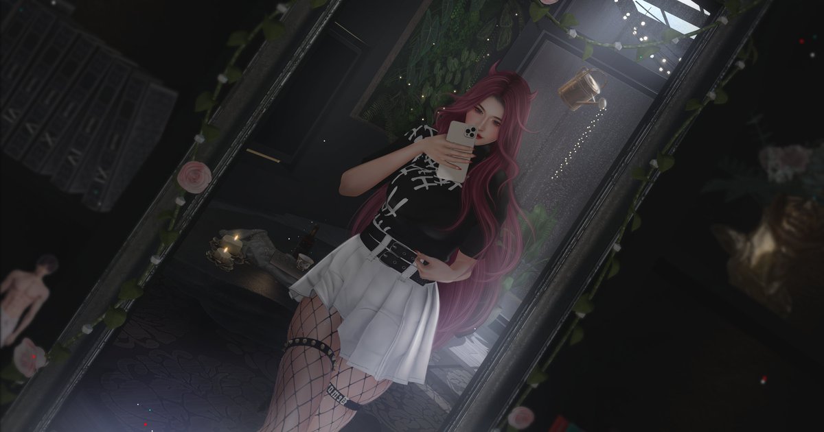 Temoyaki's tweet photo. Mirror Mirror~
Outfit:
[SG] G07H Outfit
VCO - Hazel hair

https://t.co/2h4nUjsdjs https://t.co/sOVYkKoU9e