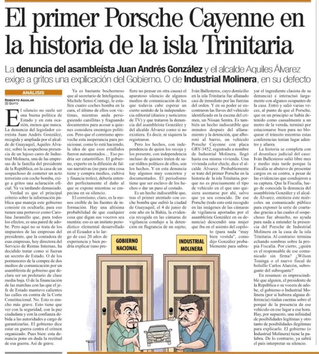 Guayaquil merece verdad y justicia. Esto no se trata de disputas políticas, se trata de proteger la vida y la seguridad de nuestra gente. <a href="/FiscaliaEcuador/">Fiscalía Ecuador</a> tiene mucho que explicarle a Guayaquil y al Ecuador entero. Estaremos vigilantes de este proceso.
