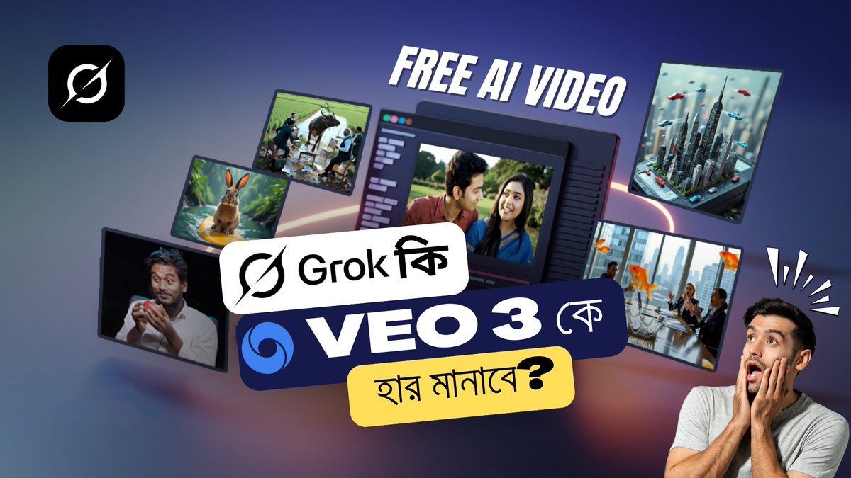 al_IMRAN_coder's tweet image. 🔥 Grok Imagine can now generate FREE AI videos from images. no subscription needed!

It’s a legit free alternative to VEO 3 in 2025.
👇 Full video on YouTube: youtu.be/jsGHk7pDf5M

#GrokImagine #AI #AIVideo #Veo3Alternative #FreeAITool #Tech #ImranCoder