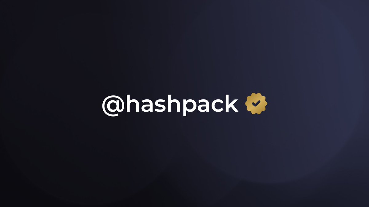 We finally got it! From <a href="/hashpack/">HashPack Wallet</a>app → @hashpack 

A small change, but a big moment for the brand.