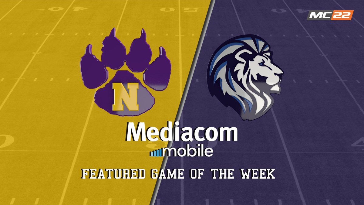 MediacomMC22's tweet photo. We're excited to share this week's Mediacom Mobile Game of the Week, open to all viewers! 
🏈 @cubsactivities vs. @DMCAthletics
⏰ @ 7:25 PM
📺 #MC22 CH. 22, 722, or 822
💻 Livestream: https://t.co/iOalfk8xW3 https://t.co/tWvpQ6OcjY