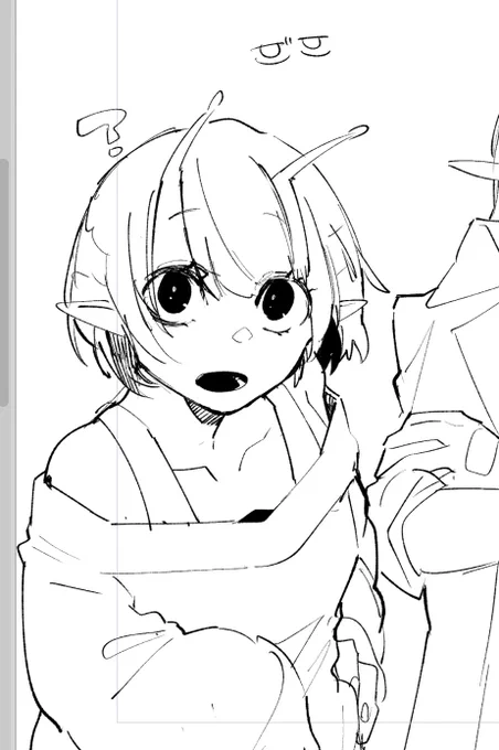 おめめパッチリ𝑮𝑰𝑹𝑳は描いててたのしい 