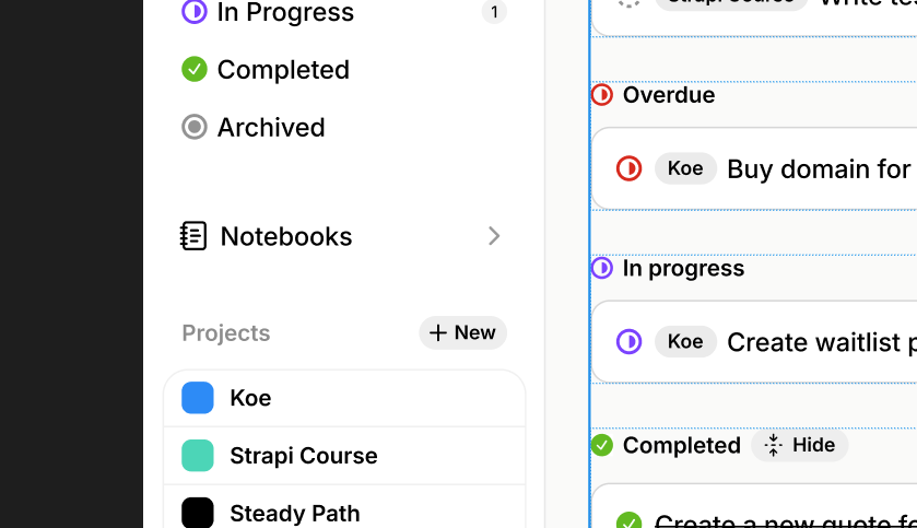 coderdiaz's tweet image. This is another feature that I'm building for myself called Notebooks! It will be enabled/disabled by a flag if you want to use it or not.
What do you think is the purpose of this? 🤔
#buildinpublic
