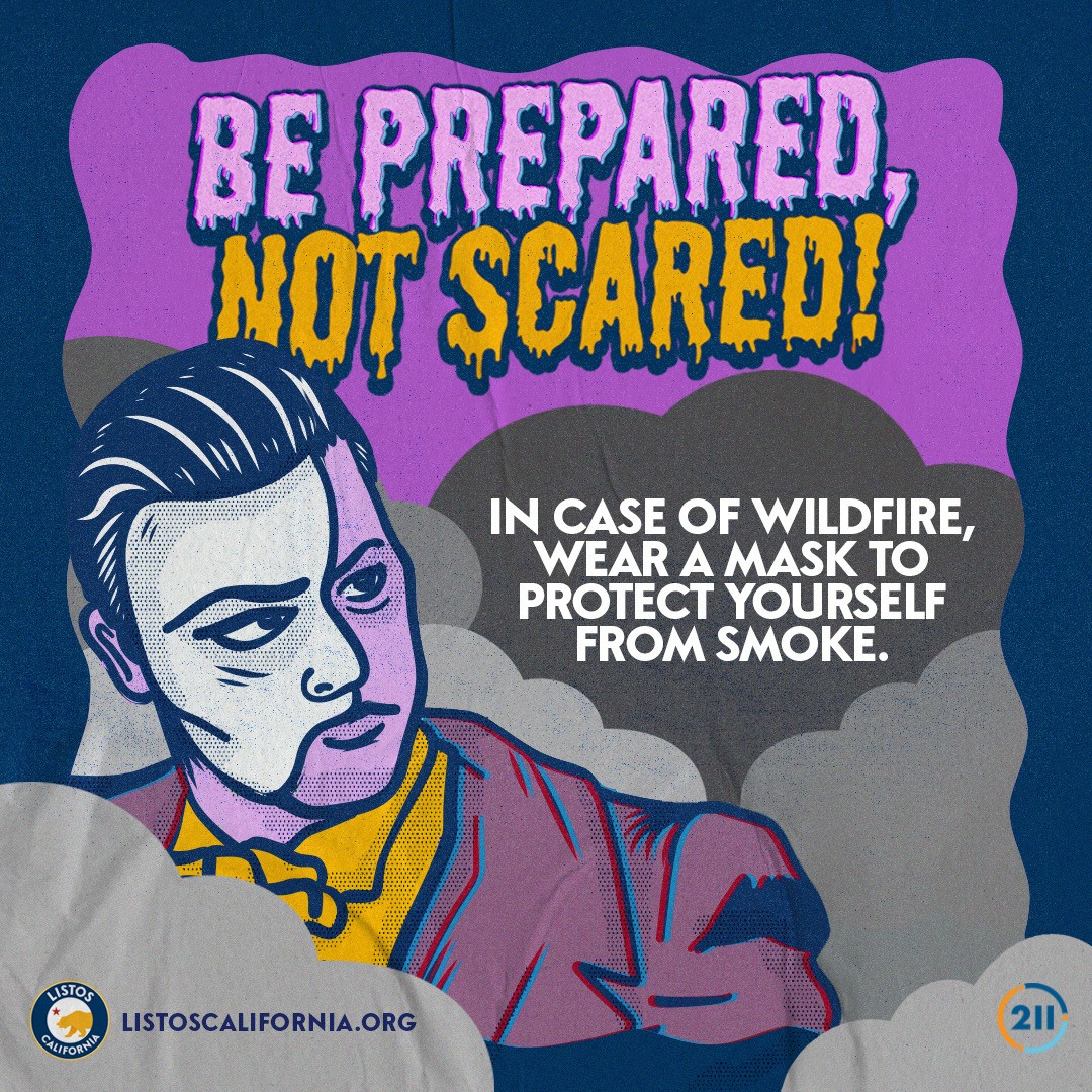 211NevadaCounty's tweet photo. Preferably an appropriate mask that covers your nose and mouth! 🫢🎭

Stay prepared for any disaster and sign up for our newsletter to receive updates and disaster readiness resources: https://t.co/M1Ck64ZEPM

Questions? Dial 211 (or 1-833-342-5211)
#ListosCalifornia https://t.co/nDoFOr7Wwi