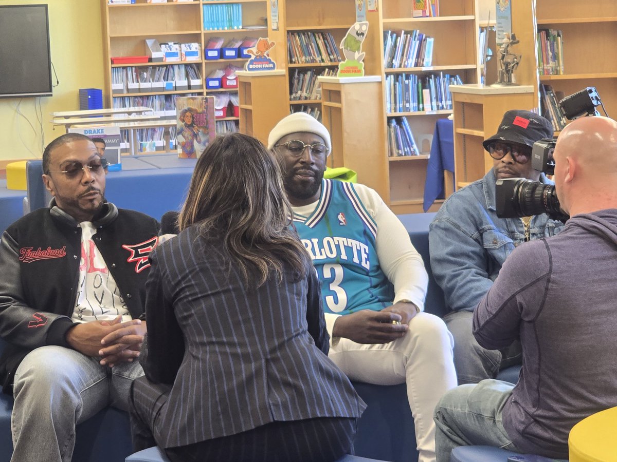 An unbelievable opportunity to be able to house the press conference for these men in our own library here at College Park. Grateful that the took the time to visit our students. <a href="/DrManigo/">Dr. Manigo</a> <a href="/VBFACE1/">VBFACE</a> <a href="/vbschools/">VBSchools</a> <a href="/smitherette/">Sheena Smith</a> <a href="/steve_loder/">Steve Loder</a> #wearevbschools