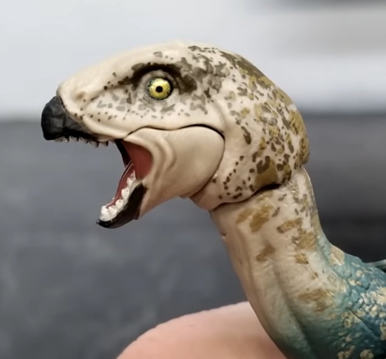 Achillobator_G's tweet image. Yup... It doesn&apos;t articulate... This case, the switchable jaw pieces were a very bad call
#mattel #dinosaurs #JurassicWorld #toys #collection