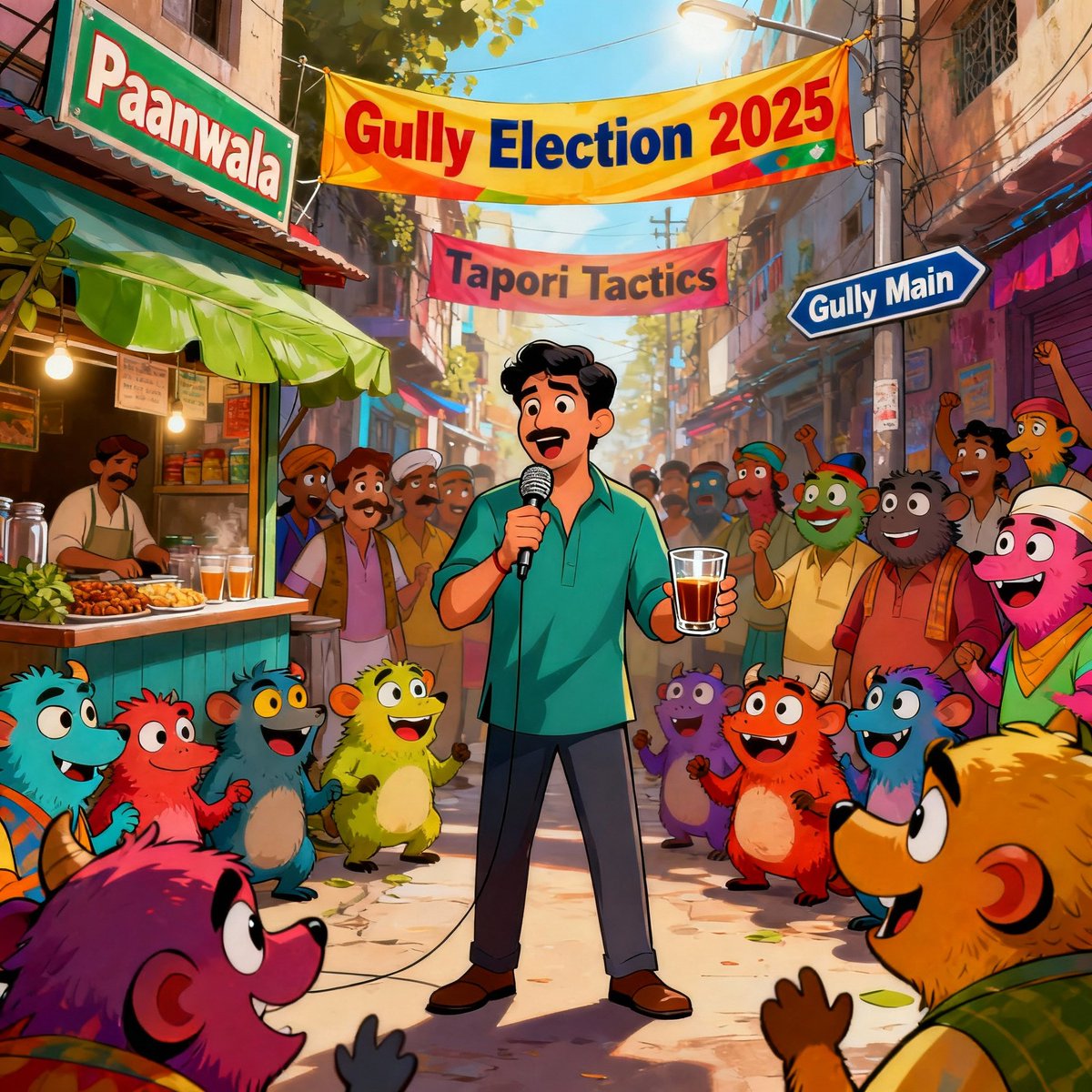 Anjan94150697's tweet photo. 📌 Is he a Member of Parliament or just the local chai-sipping tapori boss of the street committee?
#LocalMP #TaporiSwag #KyaBoltiPublic #LocalHero #GullyBoyGoals #TaporiTactics