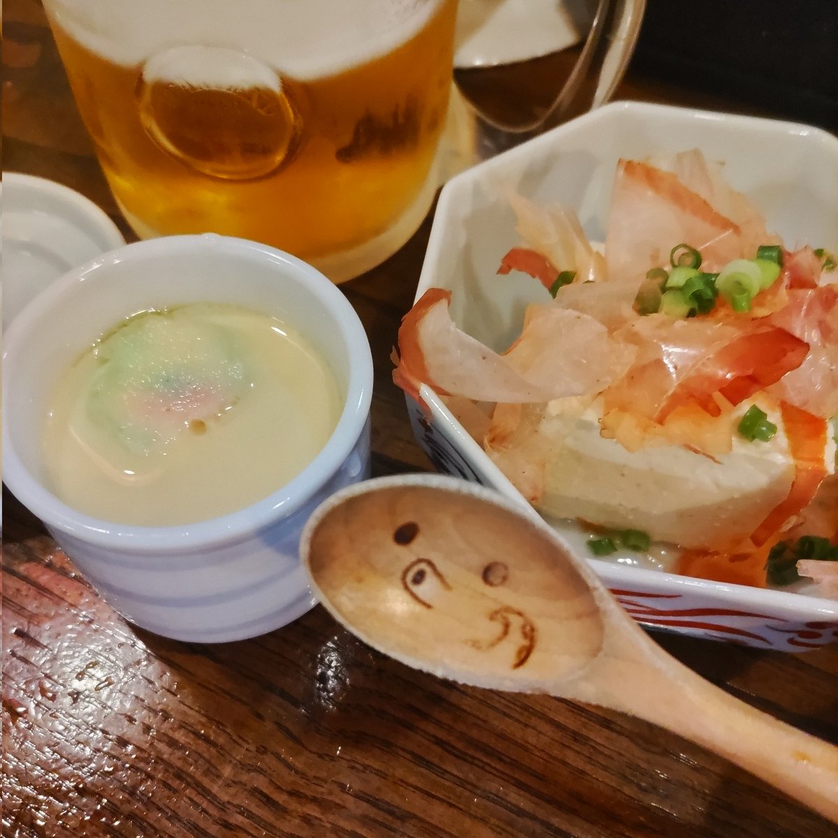 ponpon__'s tweet image. 2025/10/17(金)🙋🏃🤸🍻😋なり♪
岩手県盛岡市中央通
『地産地消居酒家🏮たこ』 なり♪
😋たこ🐙おにぎり🍙マジ( ﾟдﾟ)ﾊｯ!
おいてぃ〜(*´艸｀*)なり♪
#たこ #居酒屋 #日本酒