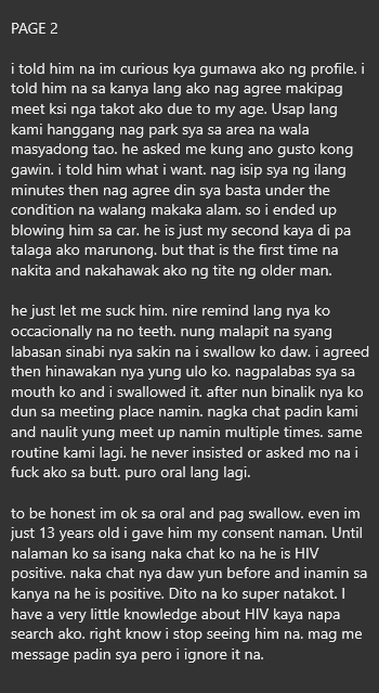 AlterOfan83223's tweet photo. ⚠️⚠️⚠️ I encourage everyone to be helpful, kind and understanding.
Kung hindi makakatulong ang comment, pigilan nyo na lang na i-post.

Pages 1-3
Sender: Help Help

#ConfessionOfanAlter645 https://t.co/9JJHy8PNTF