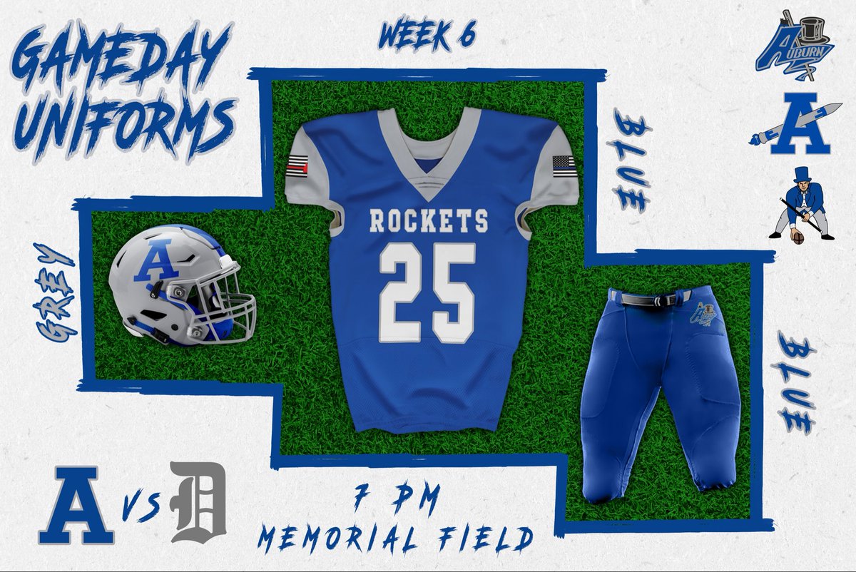 AuburnRocketsFB's tweet image. 𝑮𝑨𝑴𝑬𝑫𝑨𝒀 🚀

🆚 Doherty
📍Memorial Field 
🕖 7:00 PM
👔 🔵 on 🔵
📺 youtube.com/@auburnhighsch…

@tgsports 

#LetsGoRockets