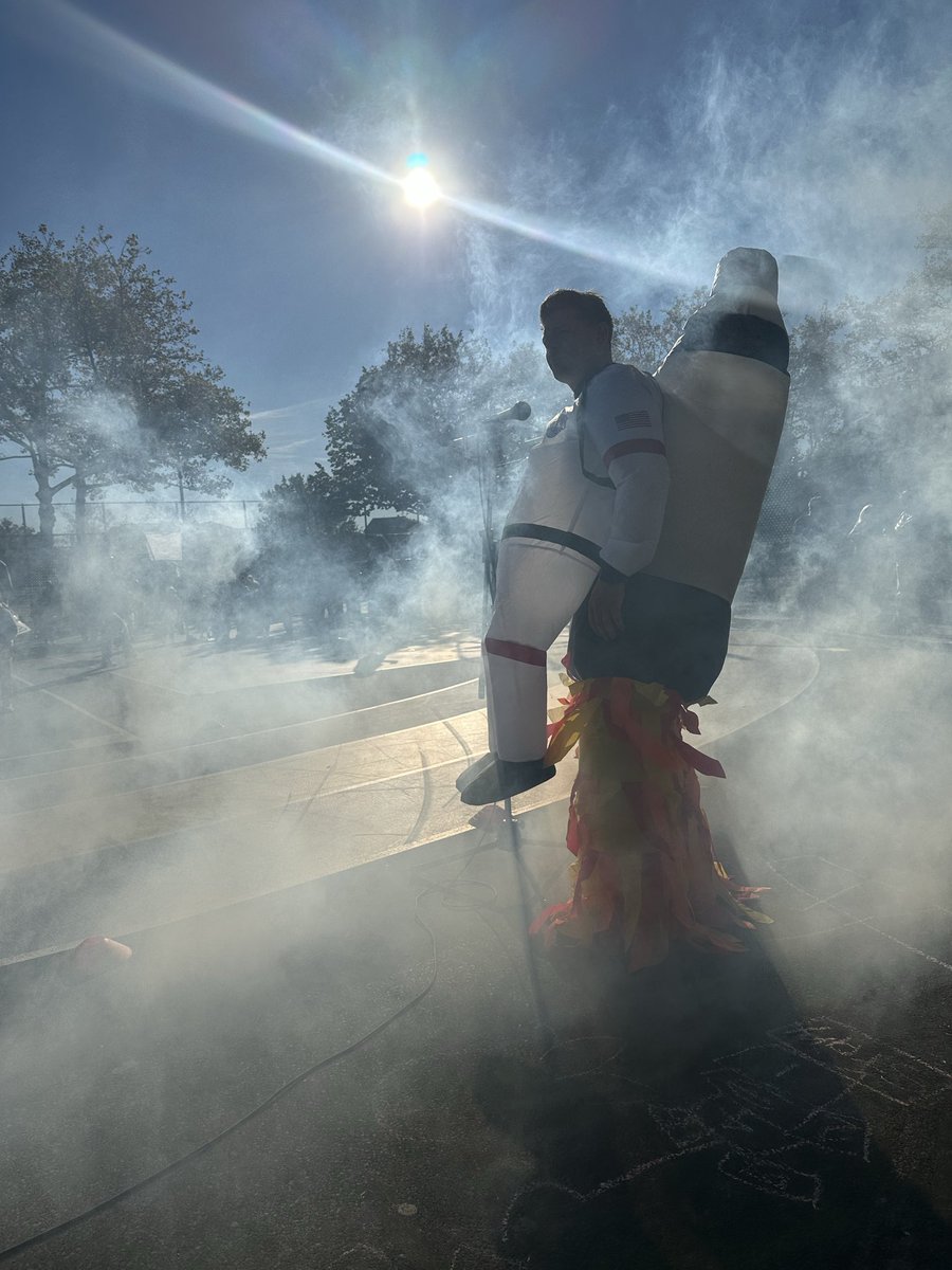 🚀 Is it a bird? A plane? An astronaut?! 👨‍🚀 Mr. Caifa blasting off to space—YES! 🌟 Huge thanks to our incredible PTA &amp; school community for all your fundraising! 💙 Special shoutout to Principal Marco &amp; AP Bonello for the support! 🎶 <a href="/DocPalton/">Doc Palton</a>