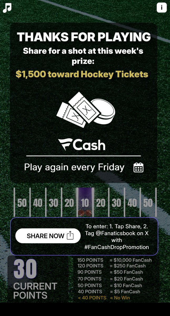 985ross's tweet image. Play the #FanCashDropPromotion today

#fanatics fanatics.onelink.me/5kut/p6fykbjo