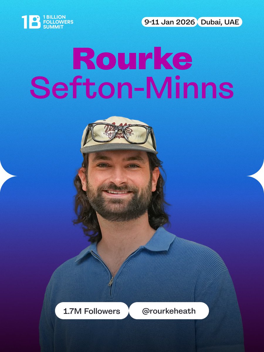 Rourke, AI educator, creator, and founder of GenHQ, is joining the #1billionsummit.
With over 1M followers and collaborations with Google, Adobe, and 11 Labs, Rourke is one of the most trusted voices in generative AI.
Through GenHQ, he’s teaching creators and brands how to