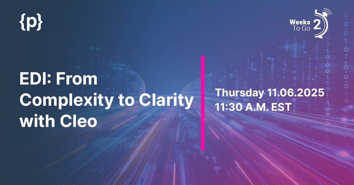 programmersio's tweet image. Manual errors slowing you down? Discover how to automate & optimize data exchange with Cleo Integration Cloud (CIC).
Join our free webinar — 2 weeks to go!
Register: programmers-io.zoom.us/webinar/regist…
#EDI #Cleo #DigitalTransformation #DataIntegration #AutomationInnovation