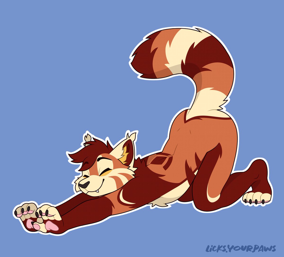 BIG stretch~ ✨

🎨for <a href="/pocket_pand/">Pocket ⛩️⚡️🔜 NFC</a>