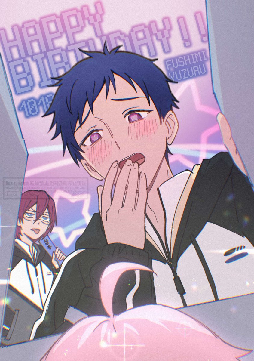 #伏見弓弦誕生祭2025 
教官殿お誕生日おめでとうございます！！
ミュージカル稽古の合間にプレゼントが届くサプライズのやつ🎶