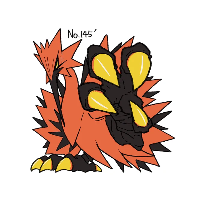 健脚ポケモンの名に恥じぬムキムキさ