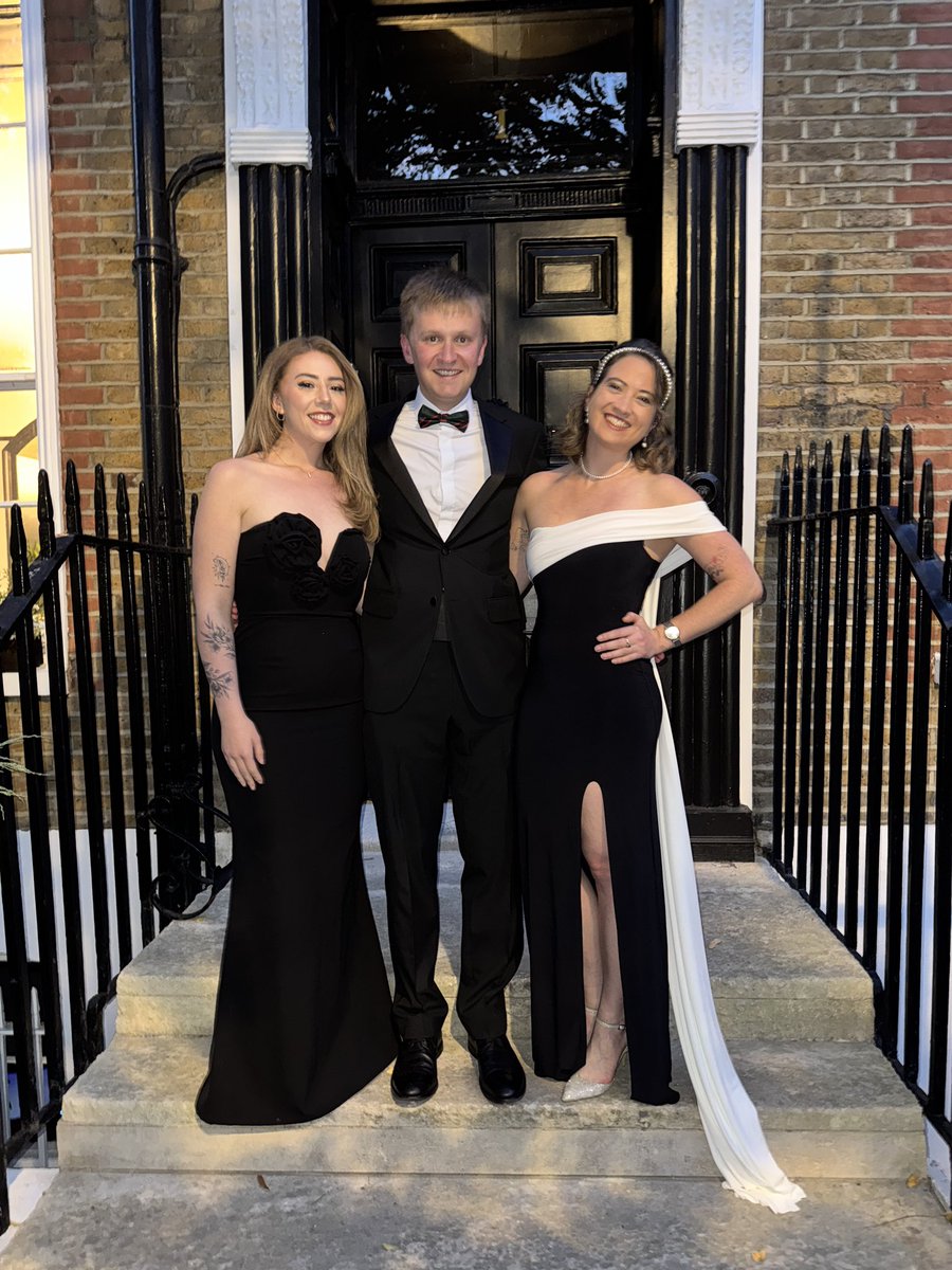 ecvharris's tweet photo. A fantastic time celebrating all things @DrystoneCrime with @AdamFurze and @anisakebbati last weekend 🪩 https://t.co/JNQ01DXOV2