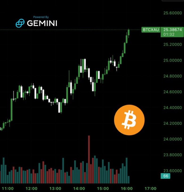 BTC_Archive's tweet image. Bitcoin is UP vs Gold today.
Rotation is gonna rip! 🚀