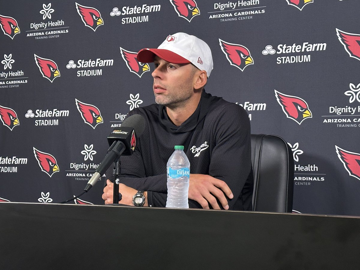 RB Emari Demercado was ruled out for Sunday’s game by Jonathan Gannon.

Arizona will also not activate Walter Nolen III to play this week. 