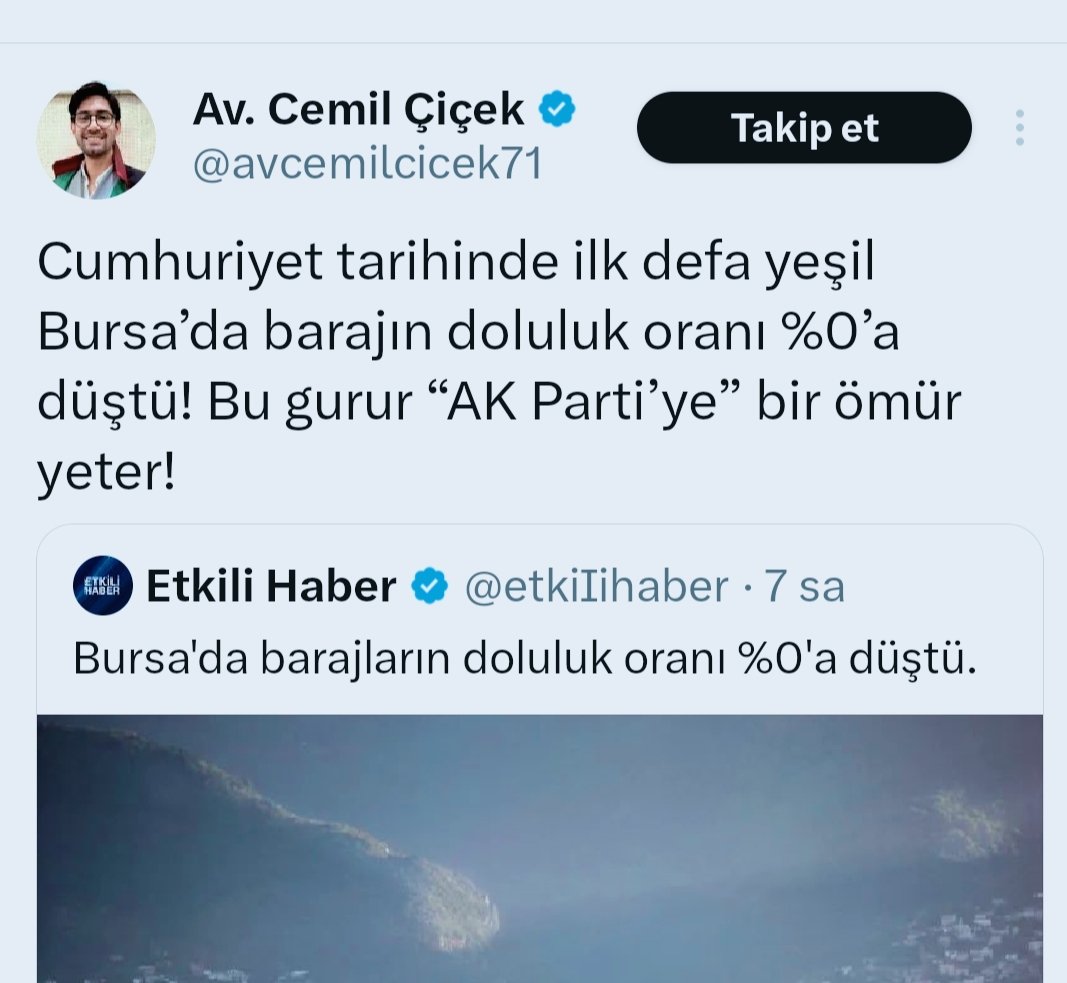 📌Şuraya, Bursa'yı Ak Parti'nin yönettiğini sanan katıksız sgır bırakıyorum..😃