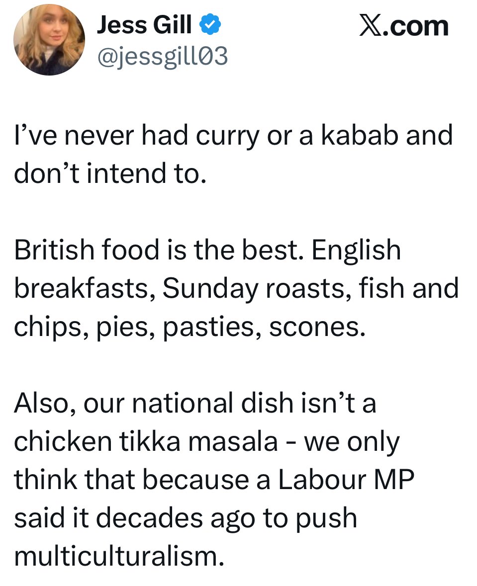 Beige food for beige people.