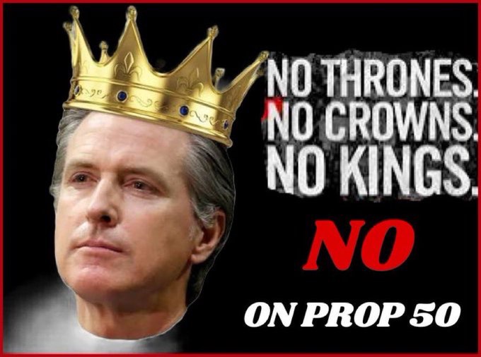 PatriotXV11's tweet photo. @GavinNewsom NO KINGS! Especially the ones who burn our land, “lose” billions of our money and deny us ICE and water! https://t.co/JX3Ior23uD