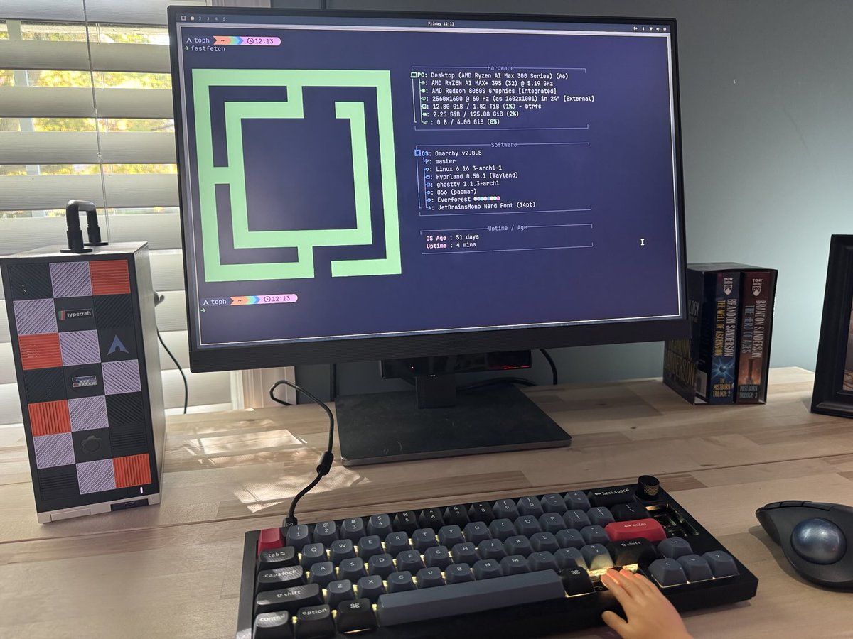 typecraft_dev's tweet image. We are up and running! What’s a good stress test for this beast?