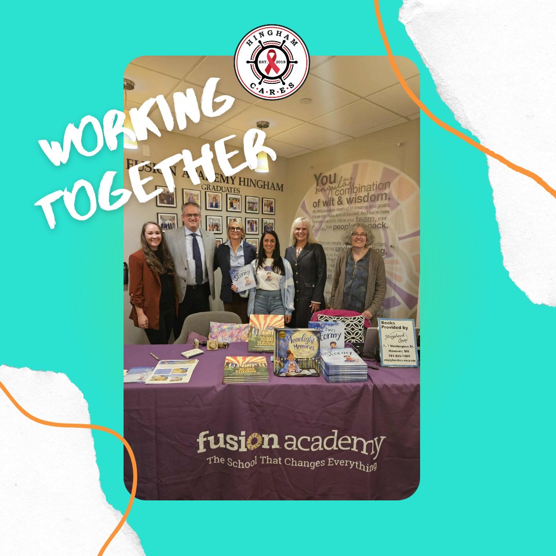 hinghamcares's tweet photo. Thank you to @FusionAcademy for hosting a book launch for Amanda Davis. Such a pleasure to sit on a panel with Dr. Todd Kerensky of @southshorehosp and Lori McCarthy of @c_herren to ensure healthy futures for all of our young people. #FutureFridays
https://t.co/WYgRrD8ipw https://t.co/vfrsMXX7ik