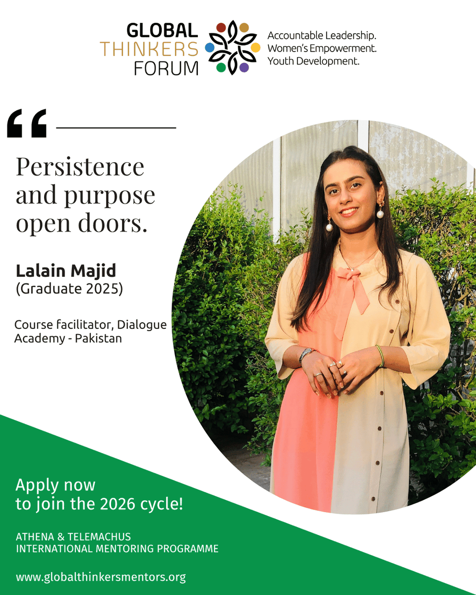 Call for Applications: “TELEMACHUS” international #mentoring programme for students and young professionals. APPLY HERE! ow.ly/kVSN50C29oJ #youth #goals #professionals #asia #pakistan <a href="/AYA_Ambassadors/">Algeria Youth Ambassadors</a> <a href="/ICRWAsia/">ICRW Asia</a> <a href="/iyckrusevo/">Youth Conference</a> <a href="/QRFoundation/">QueenRaniaFoundation مؤسسة الملكة رانيا</a> <a href="/UN4Youth/">UNYouth</a> <a href="/unescoyouth/">unesco-youthforum</a>