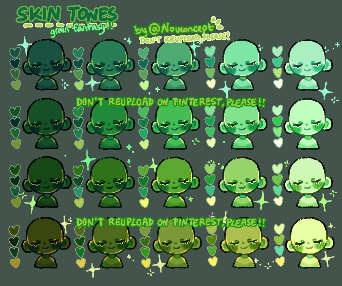 nouconcept's tweet photo. first part of the fantasy skin tones is already updated! ✨🎨 https://t.co/PA7M3CrM9R