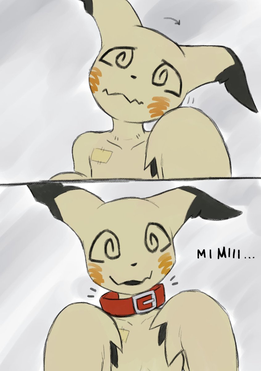 LlyanaTherasll's tweet image. Mimi Mimikyu is a stuffed ghost after all. Her collar helps keeping her head upright.