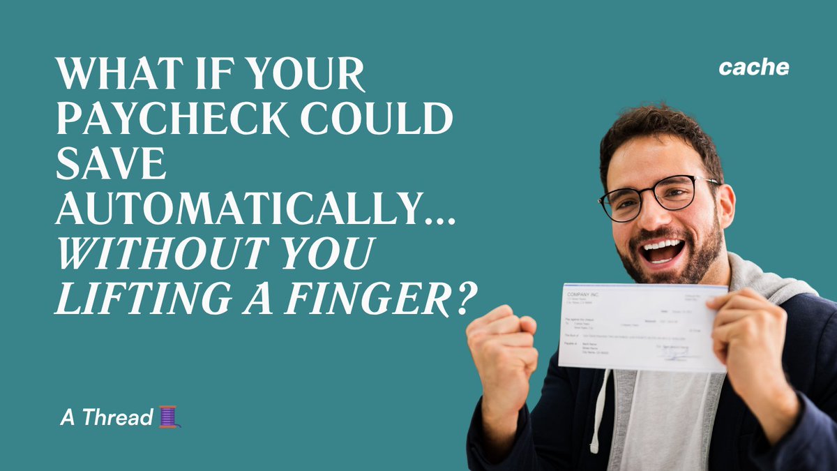 mycacheai's tweet image. Imagine getting paid — and your money starts saving itself before you even think about it. 💸

That’s how @MyCacheAI automates savings in the background, so your cash always flows where it works best.

Here’s how it works 👇🧵
#MyCache #CacheAI #SmartFinance #FinTech