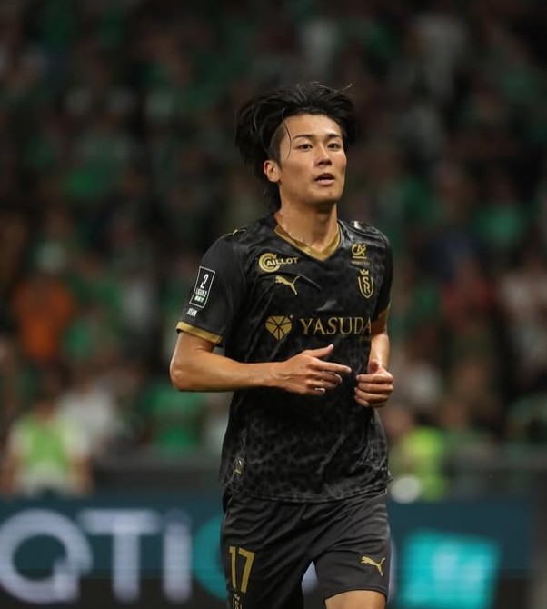 🇫🇷🔥 Keito Nakamura (25), who scored the equaliser in Japan’s  win over Brazil,  is back in action for Reims tonight and has found the net again, equalising against Rodez.