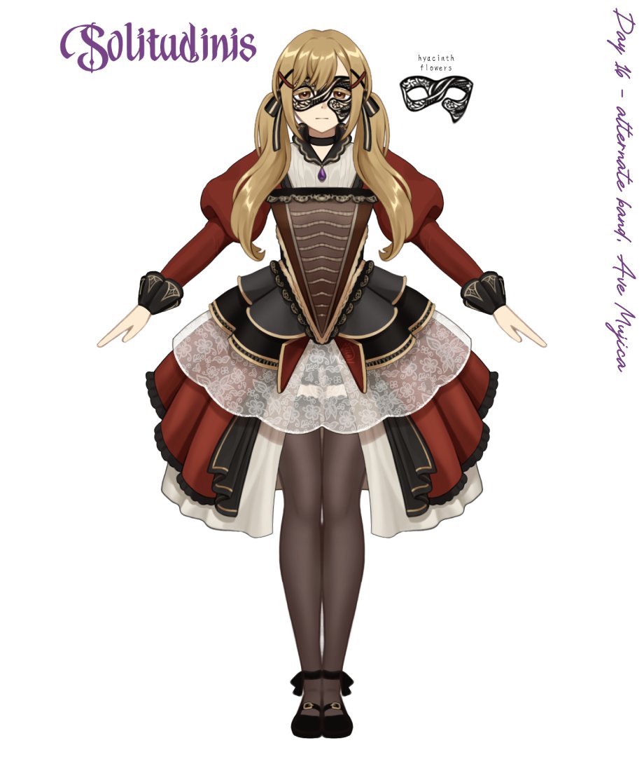 #arisatober2025 day 16 - alternate band, Ave Mujica

arisa mujica we're gonna call her solitudinis now 🥹 (i tried my best guys)
 
#バンドリ #bandoriart #市ヶ谷有咲 #avemujica