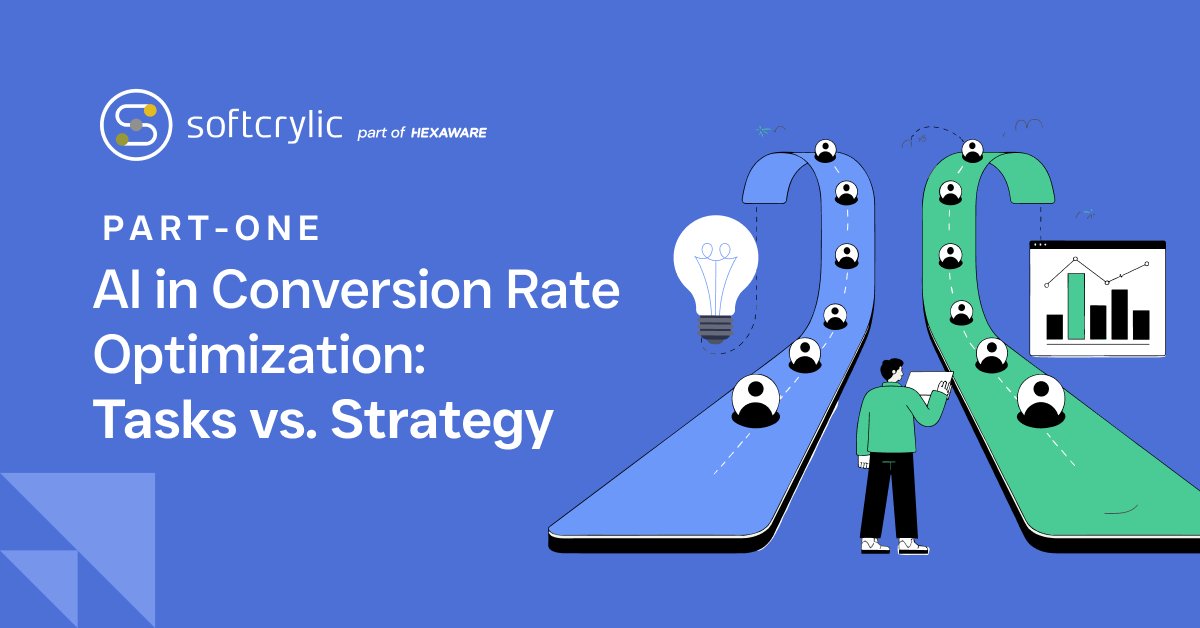 AI can supercharge Conversion Rate Optimization but should it do tasks or shape strategy? Part-One of this blog series breaks down practical uses, governance, and where human judgment still wins. 

Read More:softcrylic.com/blogs/ai-in-co…