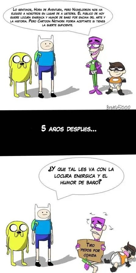 SaySay309's tweet image. Sabes que tu serie será un éxito cuando nickelodeon la rechaza

Art: Broku5000