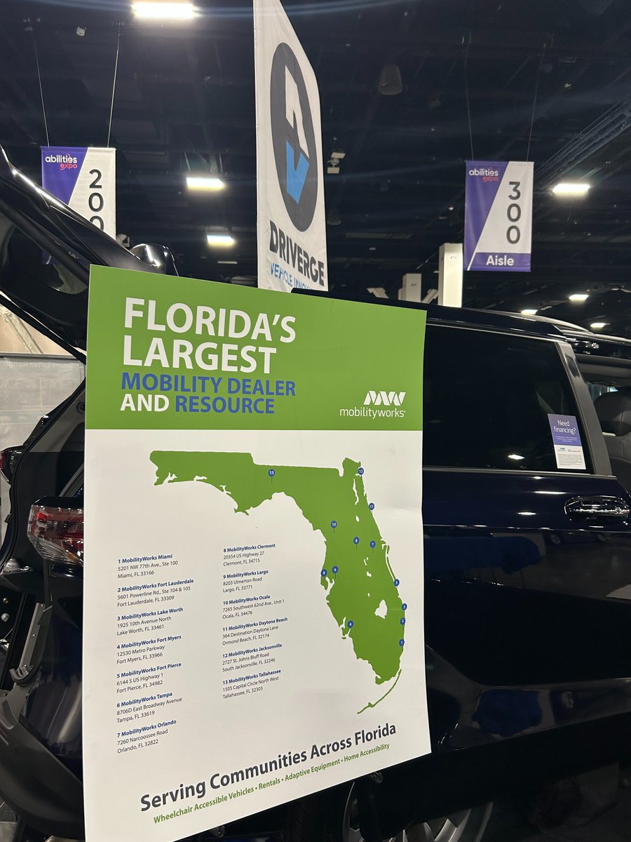 mobilityworks's tweet image. Ft. Lauderdale @abilitiesexpo, we&apos;re here!

Stop by Booth 308 to connect with our team, learn about our innovative mobility solutions, and snag a free MobilityWorks t-shirt.

We can&apos;t wait to see you there!

#2025AbilitesExpo #AccessibilityMatters #MobilityWorks