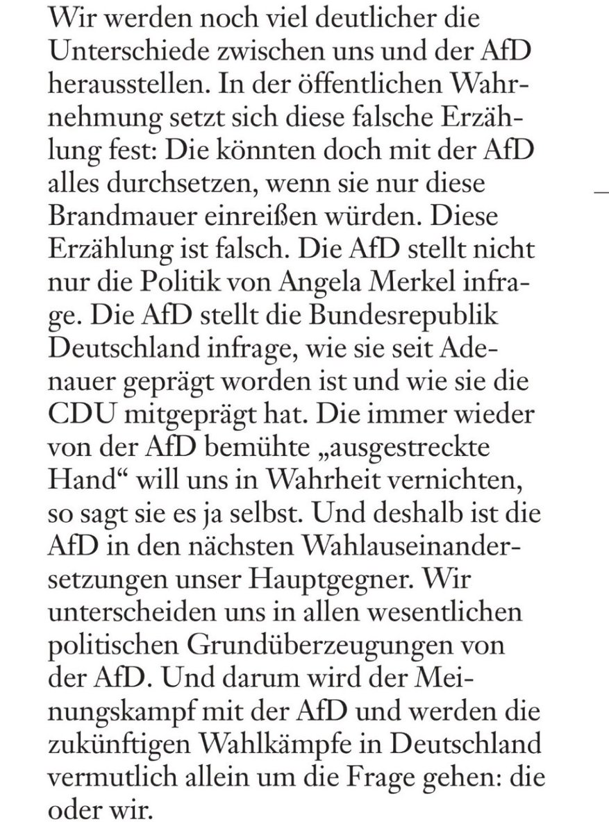 Friedrich Merz auf den Punkt. Jetzt müsste zu dieser Strategie nur noch die Taktik passen.