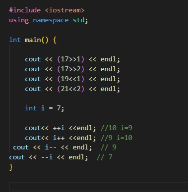 datboi_aayu's tweet image. ๐ Day 153 of #365DaysOfCode
โจ Learned:
๐ธVariables โstore data
๐ธvar, let, const โ declarations
๐ธData types: Primitive &amp; Non-primitive
๐ธlet &amp; const &gt; var
๐ง Day 19 of #DSAwithC++
๐ธPre/Post ++/-- โ tiny syntax, big effect
๐ธ&lt;&lt; &amp; &gt;&gt; โ multiply / divide via bit shift โก
