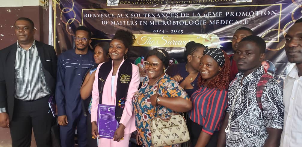 cam_crid's tweet image. #CRID is proud to celebrate a remarkable #academic milestone: three Master&apos;s thesis were successfully defended within this week. Toutcha Wilfried ; Chanelle Toukam; Marie-Cécile Nkoumou Ambassa Bomba defended their thesis at the Faculty of Science of University of Yaoundé I.