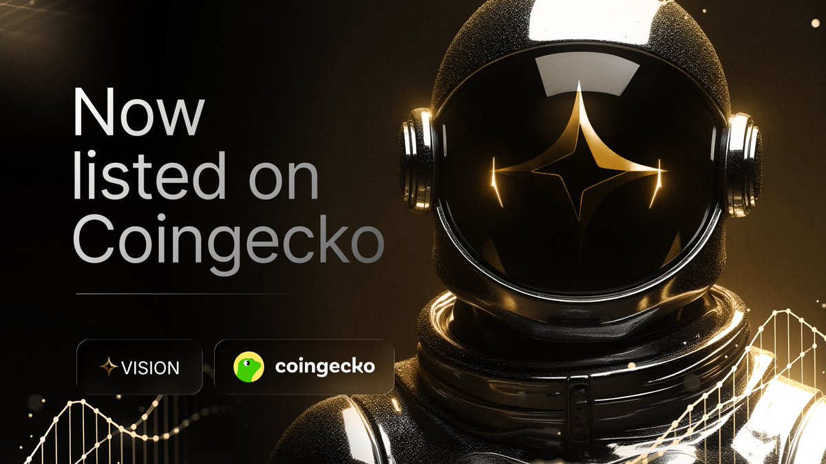 $VSN is now listed on <a href="/coingecko/">CoinGecko</a> 

coingecko.com/en/coins/visio…