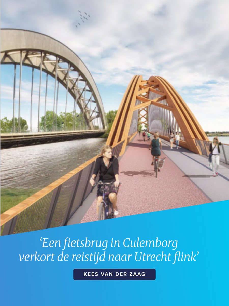 Lijsttrekker <a href="/mirjambikker/">Mirjam Bikker</a> komt woensdag 16 uur naar Culemborg. De fracties van Culemborg, West Betuwe, Houten én Gelderland bieden haar een manifest aan voor een bijdrage van het Rijk voor een #Fietsbrug in Culemborg. Kom je ook?