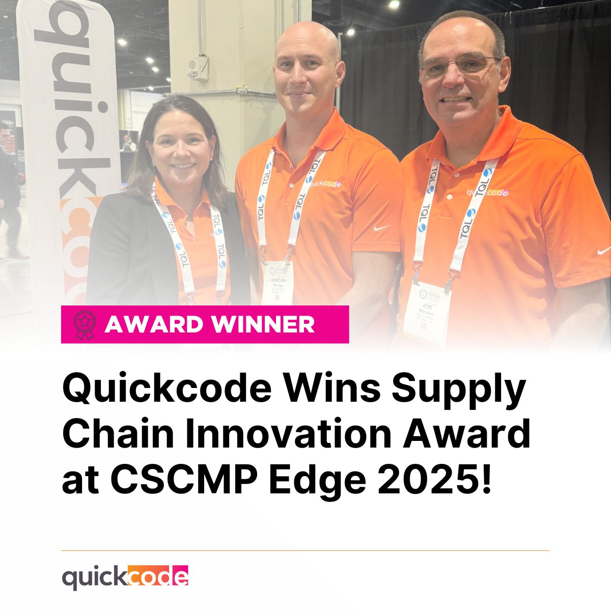 QuickCodeAI's tweet image. Big news! Quickcode has won the 2025 Supply Chain Innovation Award™ at #CSCMP EDGE for our collaboration with @MagayaCorp on the Broker AI Assistant — transforming trade compliance with explainable AI.
Read more: hubs.la/Q03P8Gnj0
#SupplyChainLeaders #TradeCompliance