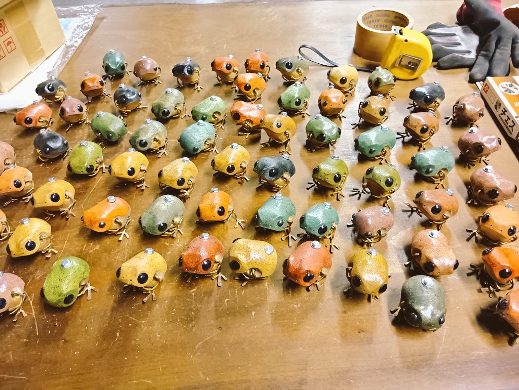 モッケ旅団 #カエル #蛙 #frog #かえる #アート #三茶de大道芸 民藝調