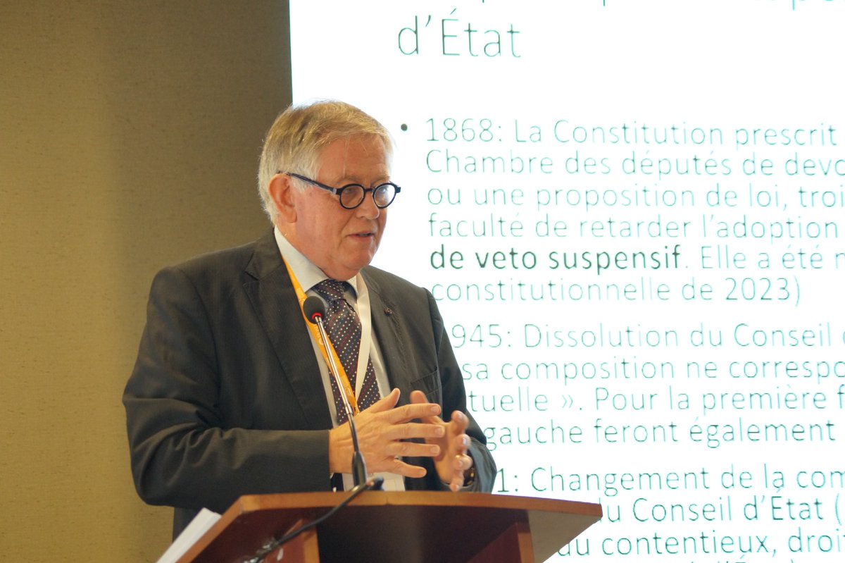 consejodeestado's tweet photo. #JIFC2025 | En este momento, Alex Bodry, vicepresidente del Consejo de Estado del Gran Ducado de Luxemburgo, presenta la conferencia magistral: "El Consejo de Estado de Luxemburgo, órgano político y consejo jurídico".  

➡️Siga la transmisión: https://t.co/7t09ETCDcV https://t.co/5lxc96SUf6