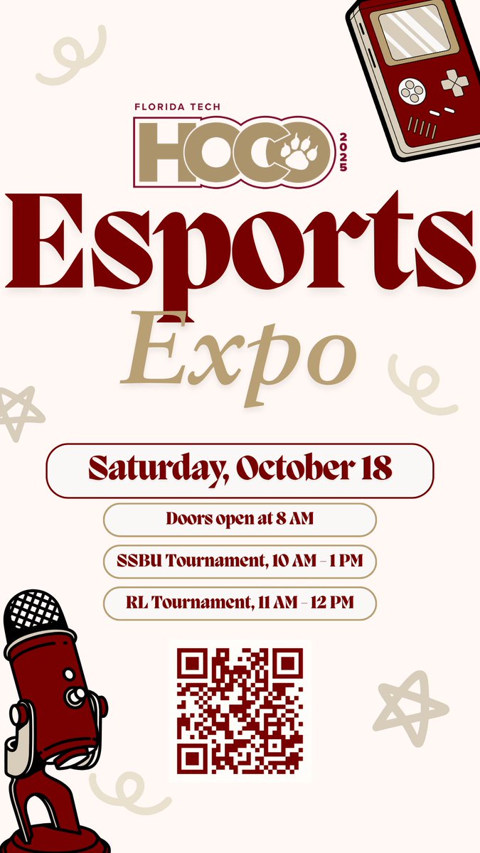 Sign up for our event here or by scanning the QR code below! 🎮❤️
forms.gle/uJbgJz1UutB6Fr…