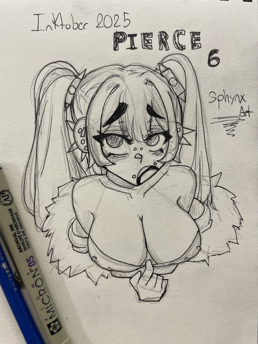 SphynxVt's tweet image. Inktober #06
Sketch 7 (04/10/2025) #sketchbookvirtual #Inktober2025