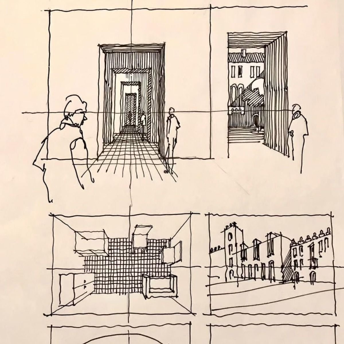 arcpresentation's tweet image. Basic principles of architectural sketches