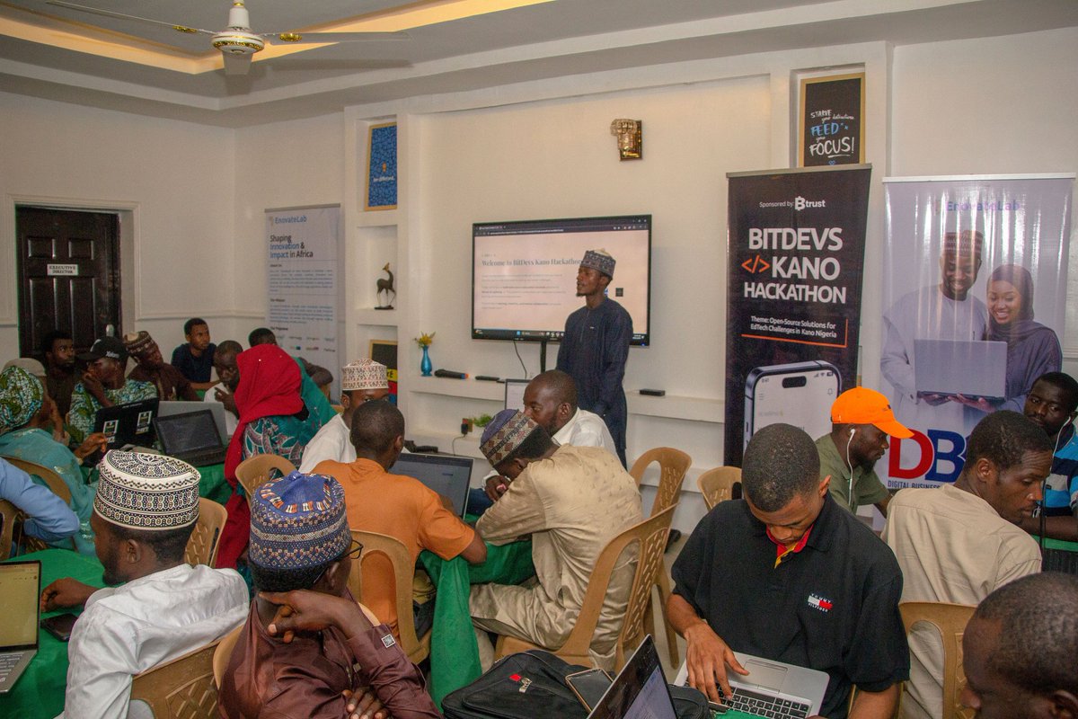 btrust_builders's tweet image. This past Saturday, @BitdevsKano 🇳🇬 held its first Bitcoin and Lightning-powered hackathon exploring open-source solutions for EdTech challenges in Nigeria.
Over 50 participants spent the day forming teams, building prototypes, and exchanging ideas on how blockchain and…